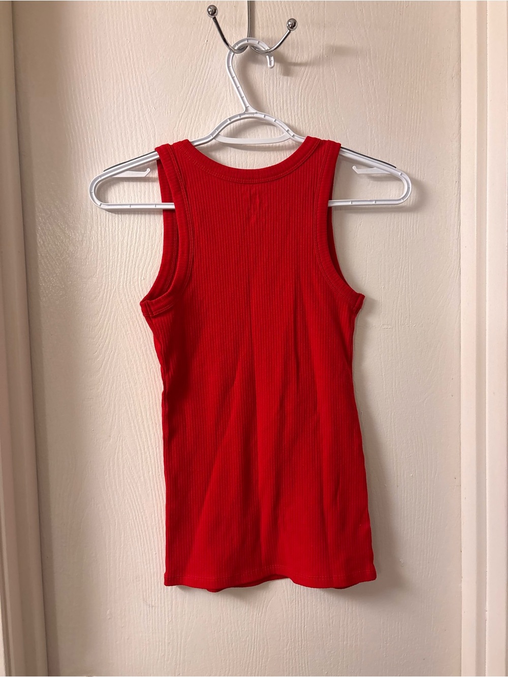Maurices Red Ribbed Tank Top - Picture 3 of 3